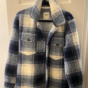 Thick plaid flannel from Abercrombie & Fitch!